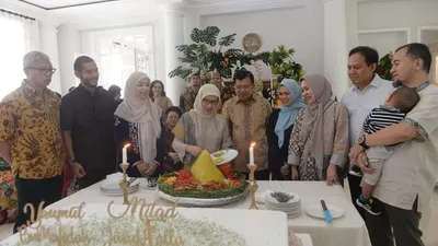 Perayaan ulang tahun ke-77 Mufidah Jusuf Kalla di Jakarta, Rabu (12/2/2020) (Tim Media JK)