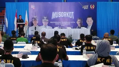 Musorkot Kota Bogor Tahun 2020 di Indoor Hall A, GOR Pajajaran Kota Bogor, Minggu (8/11/2020). (dok)