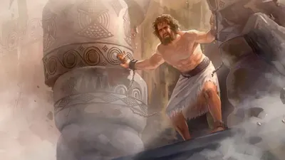 Ilustrasi Nabi Sam'un Al Ghozi AS