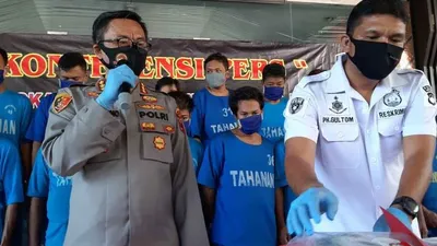 Direktur Reserse Kriminal Umum (Ditreskrimum) Polda Jateng dan Jajaran Polres berhasil mengungkap sebanyak 35 kasus perjudian. (dok)