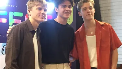 New Hope Club, dari kiri: George Smith, Blake Richardson dan Reeche Bibby/Ayojakarta.com-Istihanah Soejoethi