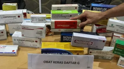 Ilustrasi obat keras daftar G/Antara