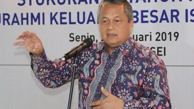 Gubernur Bank Indonesia Perry Warjiyo. (Suara.com/Dian Kusumo Hapsari)