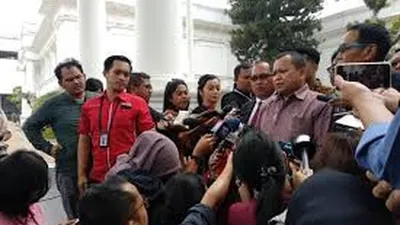 Masyarakat paguyuban perantau di Papua usai bertemu Presiden Joko Widodo di Istana Negara, Jakarta, Selasa (15/10/2019)/Antaranews