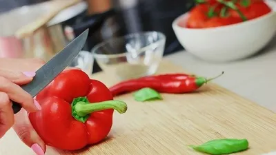 Ilustrasi paprika merah