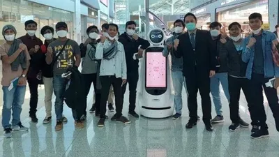 14 ABK WNI yang dipulangkan dari Busan, Korea Selatan.