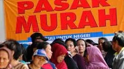 Ilustrasi pasar murah (Istimewa)