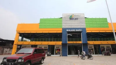 Pasar Walang Baru, Kecamatan Koja, Jakarta Utara. (Beritajakarta.id)