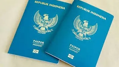 Ilustrasi paspor Indonesia (dok)