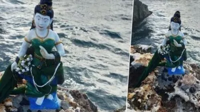 Patung Mirip Nyi Roro Kidul. (Foto: Istimewa)