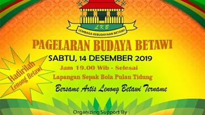 Pagelaran Budaya Betawi di Pulau Tidung, Sabtu (14/12/2019). (Beritajakarta.id)