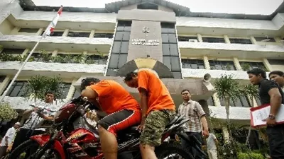 Pelaku penjambretan Foto: Republika/Adhi Wicaksono