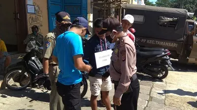 Polisi di Bogor Lakukan Razia Protokol Kesehatan