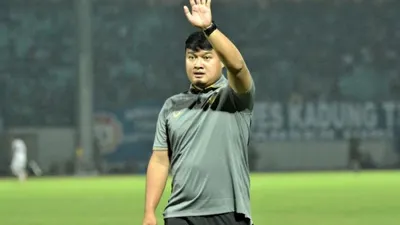 Pelatih fisik Persis Solo, Budi Kurnia saat masih melatih PSIS Semarang. (Ayojakarta/Budi Cahyono)