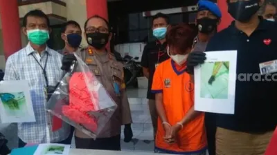 Yusron, pembunuh wanita terapis OW di Surabaya. [Suara.com/Dimas Perkasa]