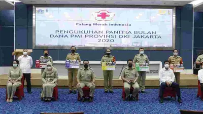 Penggalangan dana PMI/ dok Humas Prov DKI