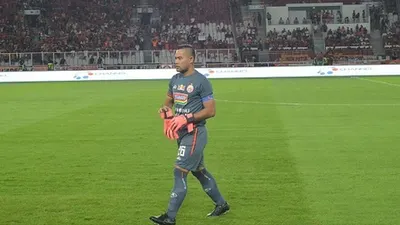 Penjaga gawang Persija Jakarta, Andritany Ardhiyasa (Ayojakarta.com/Hendy Dinata)