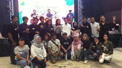 Glenn Fredly, Chalil, Monita Tahalea bersama perwakilan SMA di Jakarta saat acara Skultur, Pensi: Gengsi atau Apresiasi/Ayojakarta.com