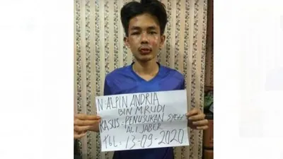 Alpin Adrian, pelaku penusukan Syekh Ali Jaber (ist)