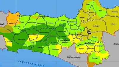 Sebaran peta Musim Kemarau 2020 BMKG (dok)