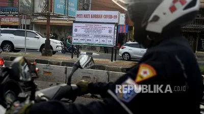 ilustrasi peti jenazah korban corona/ Republika