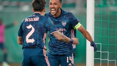 Arsenal petik kemenangan pada laga perdana Liga Europa 2020/2021 atas tim asal Austria Rapid Vienna, Jumat (23/10/2020) dini hari WIB /foto: Bein Sports