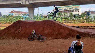 Lintasan sepeda Pilar Jati Bike Park di Kelurahan Cipinang Melayu, Makasar, Jakarta Timur, sudah resmi dibuka sejak Minggu (1/11/2020)/dok: timur.jakarta.go.id