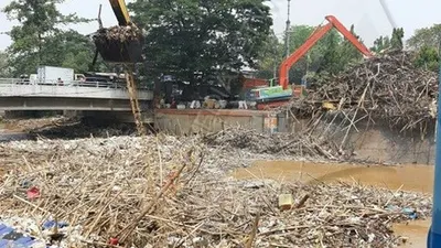 Kondisi Pintu Air Manggarai Usai Hujan Selasa malam (8/10/2019)/Ayojakarta.com