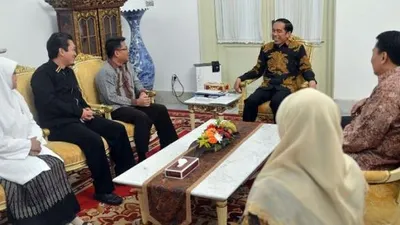 Pertemuan Presiden Jokowi dengan elite PKS di Istana Negara, Jakarta pada 22 Desember 2015/Biro Pers-Setpres