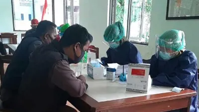 Rapid test massal diikuti warga Pluit, Jakarta Utara/dok: utara.jakarta.go.id