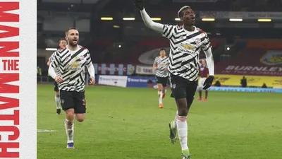 Paul Pogba jadi bintang lapangan kemenangan MU atas Burnley dalam lanjutan Liga Inggris. (Twitter MU)
