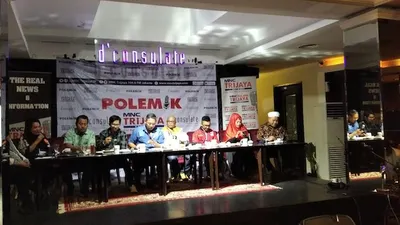 Diskusi Polemik bertajuk Kabinet Bikin Kaget di D'Consulate, Menteng, Jakarta Pusat, Sabtu (26/10/2019)/Ayojakarta.com