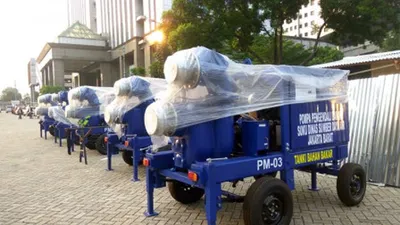 10 Unit Pompa Mobile Kapasitas Besar Disiapkan Antisipasi Genangan di Jakbar