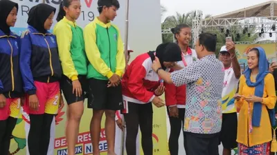 Penutupan Popnas XV 2019, Anies: Sekarang Jakarta Punya Lapangan Voli Pantai