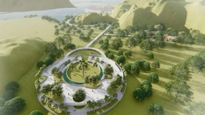 Ini Desain ‘Jurassic Park’ di Pulau Rinca Taman Nasional Komodo (ilustrasi)/pu.go.id