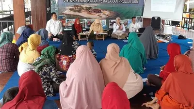 Sosialisasi pembinaan usaha oleh Seksi KUMK UKT 2 Pemkab Kepulauan Seribu/pulauseribu.jakarta.go.id