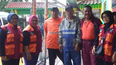 Tim Puskesmas di Jakarta Utara (Beritajakarta.id/Budhi Firmansyah Surapati)