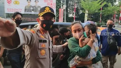 Putri Ramadhani usai ditemukan/ Suara.com