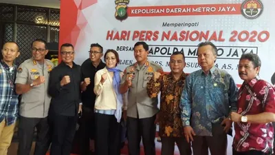 Kapolda Metro Jaya, Irjen Pol Nana Sudjana syukuran HPN 2020 bersama jajaran pengurus Forum Wartawan Polri (FWP) dan PWI Jaya