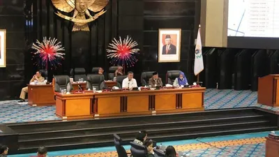 Rapat Badan Anggaran (Banggar) untuk RAPBD DKI Jakarta 2020 di Gedung DPRD DKI Jakarta. (Ayojakarta.com/Farsya)