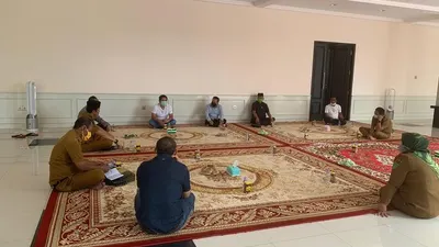 Pertemuan di kediaman Ketua Umum Badan Pengurus Pusat Himpunan Pengusaha Muda Indonesia (BPP Hipmi) Mardani H Maming Jalan Manggis, Batulicin, Tanah Bumbu (Media Hipmi)