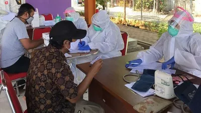 Warga Semper Manfaatkan Bantuan Alat Rapid Tes Budha Tzu Chi/utara.jakarta.go.id