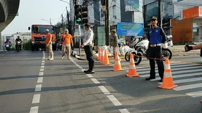 Selama CFD, Jalan Cipete Raya Direkayasa