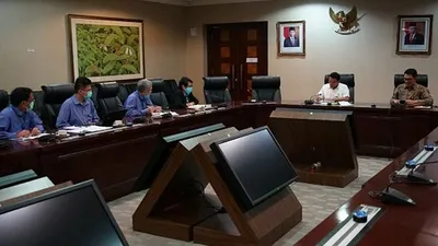 Kepala Staf Kepresidenan, Moeldoko, menerima kedatangan Rektor Ukrida dan Direksi RS Ukrida. (KSP)