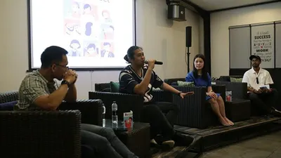 Jonson Halomoan Marpaung (Direktorat Pengaturan Perizinan dan Pengawasan Fintech, OJK), Muhammad Farid Andika (CEO Restock.ID), Victoria Tahir (Wakil Kepala Eksekutif Pendanaan Produktif AFPI)/Media Relation to TN Kapital