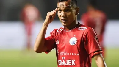 Winger Persija Jakarta Riko Simanjuntak/Antara