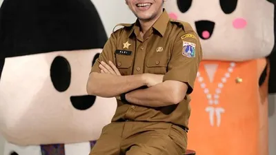 Kepala Seksi Penyuluhan DPMPTSP Provinsi DKI Jakarta, Rinaldi yang dinobatkan sebagai Best Presenter dalam PRIA 2020