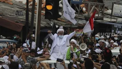 Pentplan FPI, Rizieq Shihab saat pulang ke Indonesia/ Suara.com