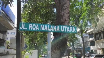 Lokasi penjambretan yang menewakan pengendara wanita di Jalan Roa Malaka Utara, Tambora, Jakarta Barat. (Suara.com/Bagaskara)