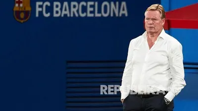 Pelatih Barcelona Ronald Koeman. Foto: EPA-EFE/Alejandro Garcia